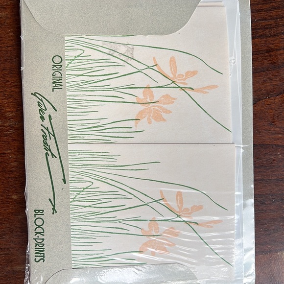 Vintage Gwen Frostic Block Print cards - Picture 2 of 2
